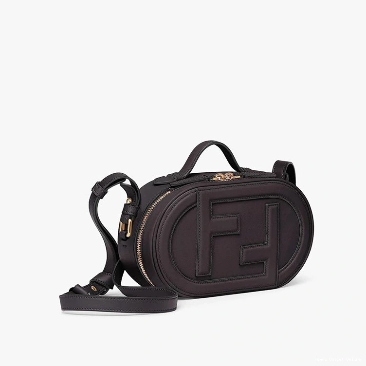 Affordable O'Lock Calf Camera Black Fendi In Leather Mini Case 0710